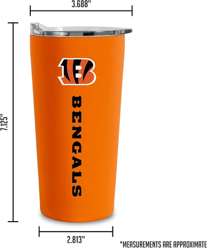 Rico Industries NFL Football Soft Touch, Easy Grip Tumbler