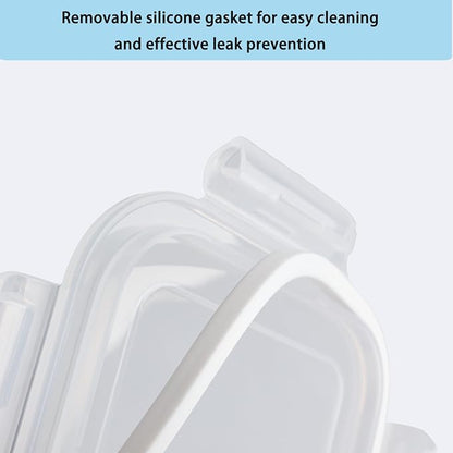 2 Pack 2600ml/88oz Large Glass Storage Containers With Lids - Meal Prep Containers With Leak Proof Locking - Glass Food Containers For Baking, Microwave, Oven
