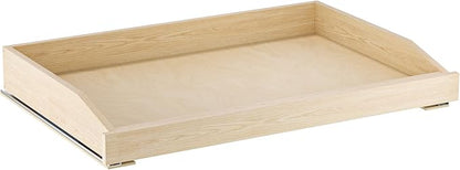 Pull Out Cabinet Organizer 31.5" W x 21" D, Soft Close Slide Out Wood Drawer Shelf for Kitchen Cabinets, Pull Out Cabinet Drawer for Base Cabinet, Pantry and Bathroom Storage, Bottom Mount