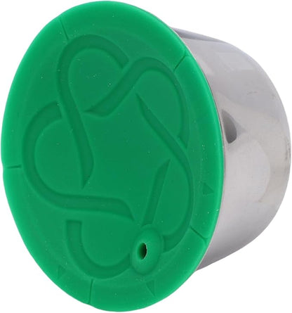 Reusable Stainless Steel Coffee Pod, Refillable Silicone Cup with Measuring Spoon for Machine
