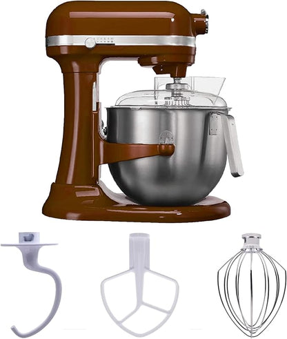 K5ADH Dough Hook & K5AB Flat Beater & K5AWW Wire Whip-3 Pieces Replacement for KitchenAid 5-QT Bowl-Lift Stand Mixer