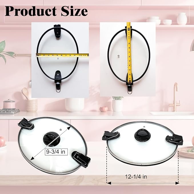 6QT Oval Glass Lid Replacement For CrockPot Slow Cooker Models SCCPVL600-S-BR CPSCV060LLBP CPSCVC60LL-S