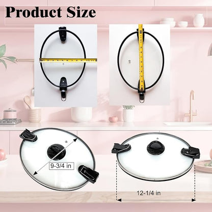 6QT Oval Glass Lid Replacement For CrockPot Slow Cooker Models SCCPVL600-S-BR CPSCV060LLBP CPSCVC60LL-S