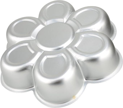 Flower Shaped Cake Pan, Aluminum 3D Flower Cake Mold for Baking Mould Tin Cake Pan