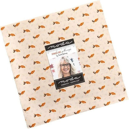 Moda - Pumpkin Spice Gatherings Layer Cake by Primitive Gatherings 42 pcs