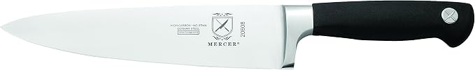 Mercer Culinary Genesis 10-Piece Forged Knife Set with Case, Steel/Black