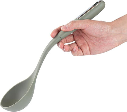 Restaurantware Silicone Utensil Set Pack of 10 Non-Slip Handle 6-Piece Kitchen Tool Set, Heat-Resistant Dishwasher-Friendly Cooking Accessories, Durable Green Cooking Utensils
