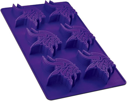 Masterpieces NFL Minnesota Vikings Muffin Pan - Silicone, Dishwasher Safe, Team Colors, Perfect Minnesota Vikings Gifts
