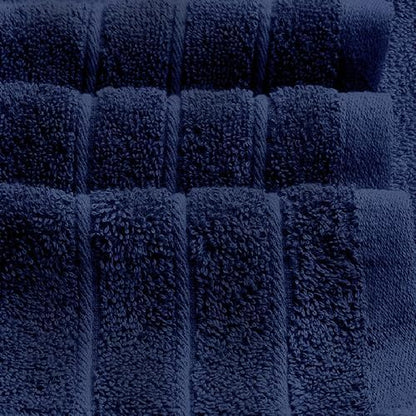 Tens Towels 2 Piece Extra Large Bath Sheets 35 x 70 Inches, Navy