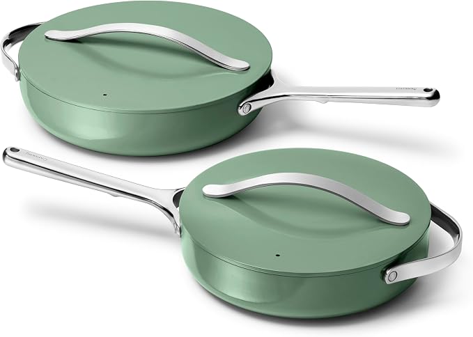 Caraway 10in (3qt) Saute Pan + 12in (4.5qt) Saute Pan Duo Sage