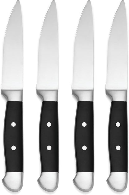 Oneida Crosshatch Cutlery Set – Jumbo 4-Piece Steak Knife Set