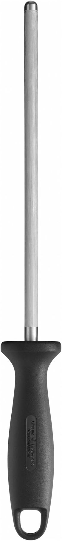 ZWILLING J.A. Henckels 32576-230 Poly Sharpening Steel, 9", Black/Stainless Steel