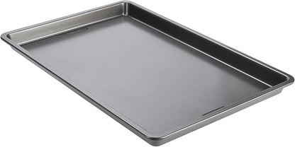 GoodCook PRO Large Baking Sheet Pan Nonstick Warp & Scratch-Resistant Dishwasher-Safe Carbon Steel Construction for Even Baking Oven Safe to 480°F, 11 x 17-Inch, Gray