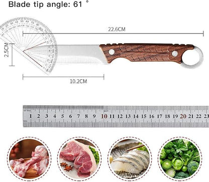 Chef Knife,8.8" Professional Kitchen Knife for Cooking,Made of Stainless Steel,Ultra Sharp for Cutting food,with Ergonomic Handle,for Home & Restaurant