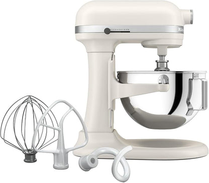 KitchenAid 5.5 Quart Bowl-Lift Stand Mixer with 11 Speeds, KSM55SXXX, Porcelain White