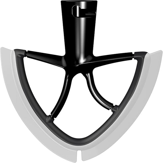 New Metro Design Beater Blade Metal TH-MGY Compatible with KitchenAid 4.5-5 Qt Tilt-head Stand Mixer, Grey