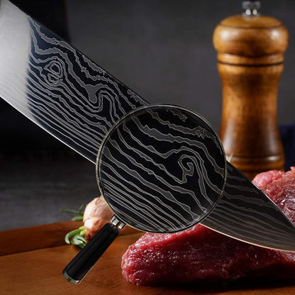 Professional Chef Knife, 8 Inch Pro Kitchen Knife, German High Carbon Stainless Steel Knife with Ergonomic Handle