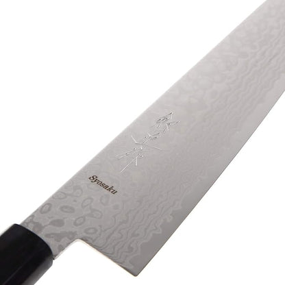 Japanese Chef Knife Damascus ZA18 69 Layer Octagonal Walnut Handle, Gyuto 9.5-inch (240mm)