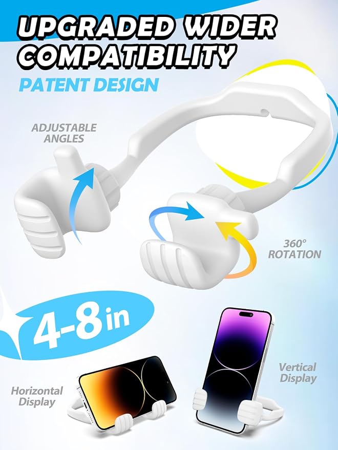 Graduation Gifts for Boys Girls Teens Kids: Thumbs Up Lazy Phone Stand Holder for Desk Funny Gadgets for Teenage Men Women Mom Wife Dad Father Son Daughter Adults Gift Stocking Stuffers Birthday Stuff