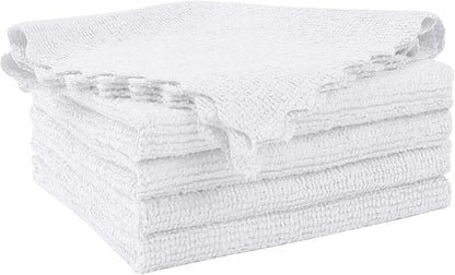 Orighty Microfiber Cleaning Cloth, 5 Pack Highly Absorbent Cleaning Rags, Household Cleaning Supplies, Reusable Lint Free Cloths Microfiber Rag for House, Kitchen, Car Care, 12x11 inch, White
