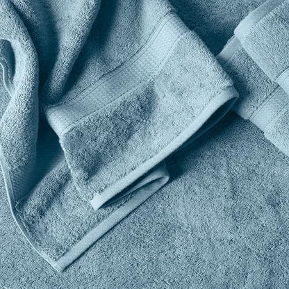 SUPERIOR Egyptian Cotton Ultra Plush & Absorbent, 6 Piece Set, Denim Blue