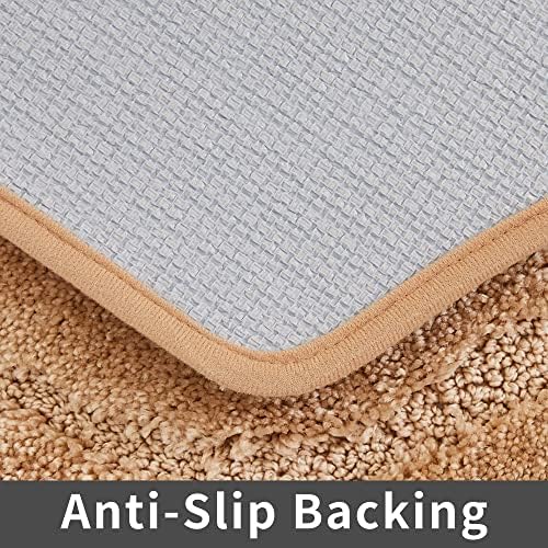 COSY HOMEER Non-Slip Bath Mats Extra Thick Absorbent Plush Washable