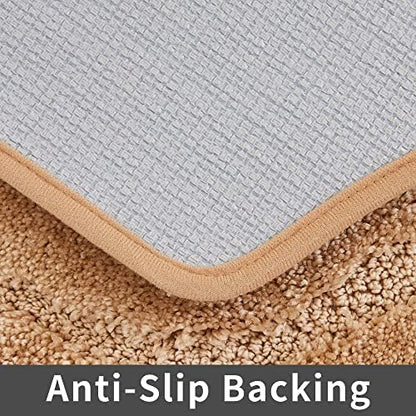 COSY HOMEER Non-Slip Bath Mats Extra Thick Absorbent Plush Washable