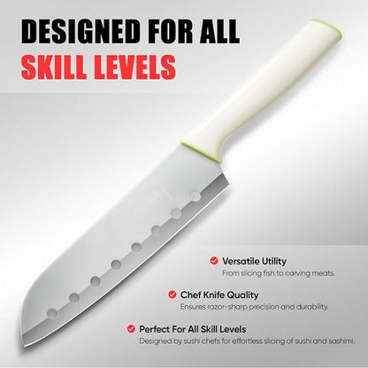 XXV Stainless Steel Sushi Chef Knife, 12 inch japanese chef knife with sheath,Ideal for Chefs, Entertainers, Food Enthusiasts,Perfect for Crafting Sushi or as a Unique Gift