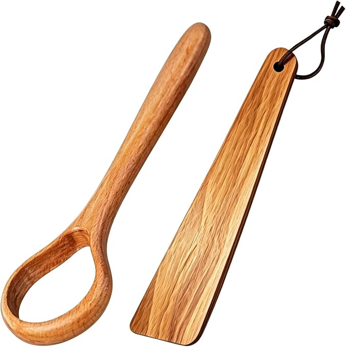 13-Inch Danish Dough Whisk:Wooden Utensil for Sourdough Bread Baking and Other Culinary Applications (3)