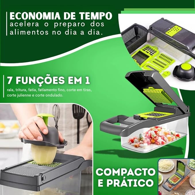 Juicer Machine, Kitchen Vegetable Slicer Dicer Cutter,Onion Mincer,Cheese Grater,Colander Basket,Kitchen Gadgets