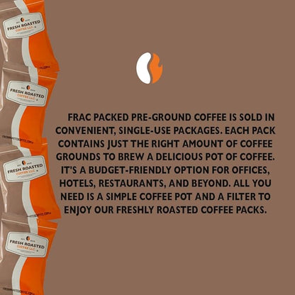 Fresh Roasted Coffee, 100% Colombian Drip Ground Fractional Packs, Medium Roast, Kosher, 2.25 oz, 96 Count