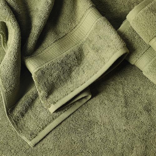 Superior Egyptian Cotton Ultra Plush & Absorbent, 6 Piece Set, Forest Green