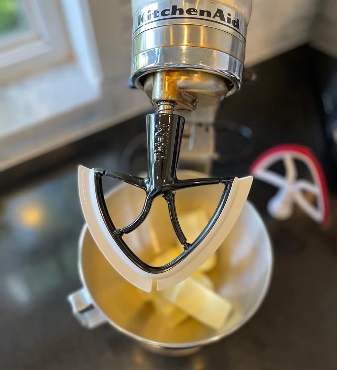 New Metro Design Beater Blade Metal TH-MGY Compatible with KitchenAid 4.5-5 Qt Tilt-head Stand Mixer, Grey