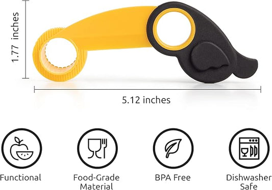 OTOTO New TOCO - Apple Peeler, Slicer & Corer- Heavy Duty - Easy and Safe to Use Fruit Cutter - Upgraded Apple Slicer - Corer, Cutter, Wedger Tool - Thin Apple Slicer - Cut Spiral Apple Slices