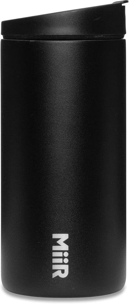MiiR Flip Traveler 12oz | Double-Wall Vacuum Insulated with Flip Lid, BPA-Free Stainless Steel Construction, Insulated Tumbler for Hot or Cold Drinks