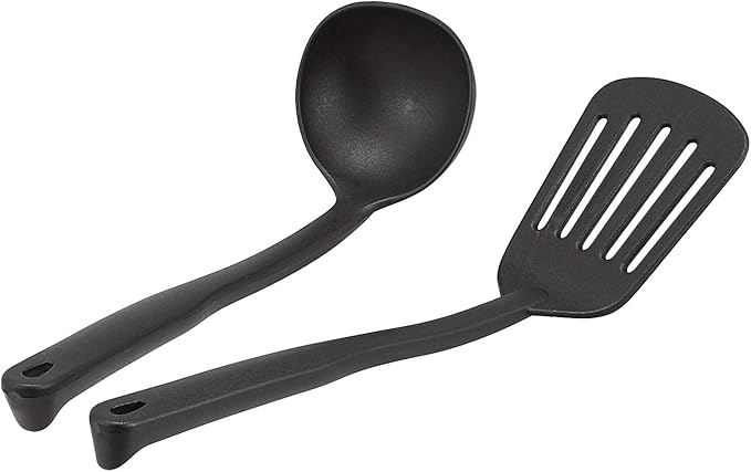 Amazon Basics Non-Stick Cookware Set, Pots and Pans with Lids, Hard Anodized Aluminum, Dishwasher Safe, Oven Safe, Black, 12-Piece