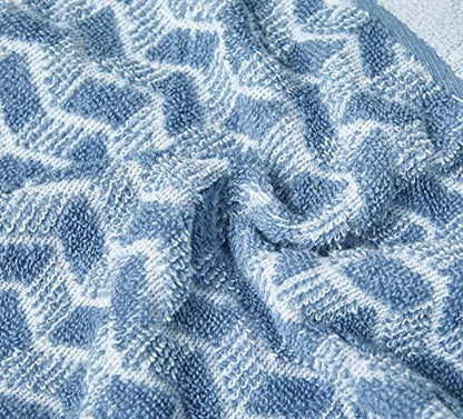 Nautica - Cotton Bath Towel Set with Hand Towels & Washcloths, 6-Piece Set