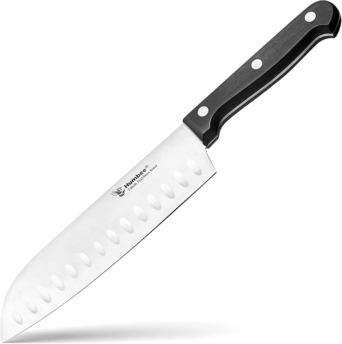 Chef 7-Inch Santoku Knife Ultra Sharp Kitchen Knife Japanese Chefs Knife