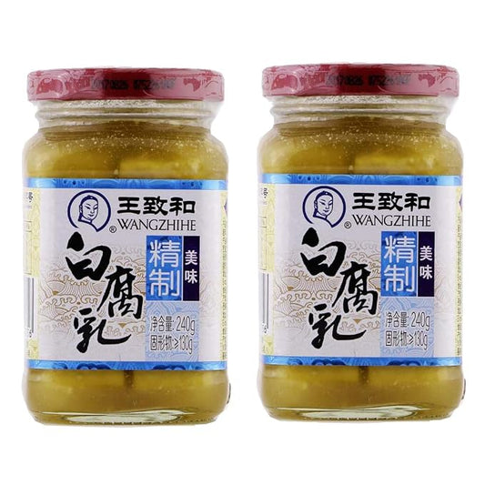 [FREE MEASURING SPOON SET] PACK OF 2 - WANGZHIHE FERMENTED BEAN CURD, 王致和乳腐 (Traditional White 白腐乳)