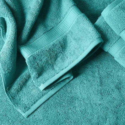 SUPERIOR Egyptian Cotton Ultra Plush & Absorbent, 12 Piece Set, Turquoise