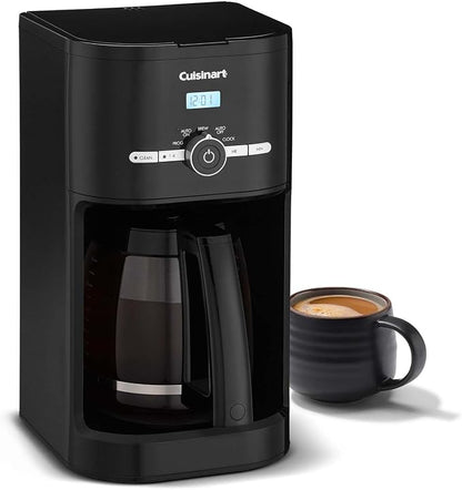 Cuisinart Classic 12-Cup Programmable Coffeemaker, Black, DCC-1120BKNAS