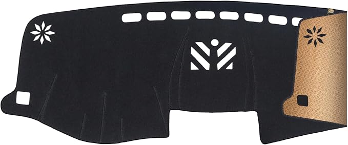 Dash Cover, Anti-Glare, Sun Protection, Dustproof, UV-Proof, Dashboard Covers, Interior Car Accessorie Fit for 2012-2017 to-yota Camry (Fit Vehicle w/o HUD Models), Black