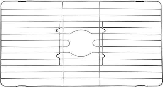 Better Houseware Stainless Steel Sink Protector Sink Mat Stainless Steel Sink Rack for Bottom of Sink Protectors for Kitchen Sinks 18 x 12 x 1