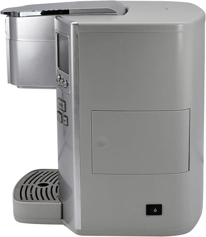 Cuisinart Coffee Maker, Single Serve 72-Ounce Reservoir Coffee Machine, Programmable Brewing & Hot Water Dispenser, Stainless Steel, Cool Grey