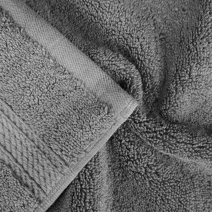 Superior Egyptian Cotton 800 GSM Plush & Absorbent, 9 Piece Set, Charcoal