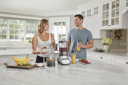 Cuisinart BFP-650P1 Velocity Ultra Trio 1-HP Blender/Food Processor with Travel Cups, Die Cast