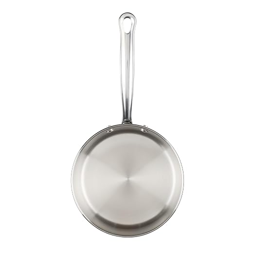 Farberware Millennium Stainless Steel Saucepan with Lid, Induction Ready, Compatible with All Cooktops, Metal Utensil Safe, 3 Quart Saucepot, Dishwasher Safe - Stainless Steel