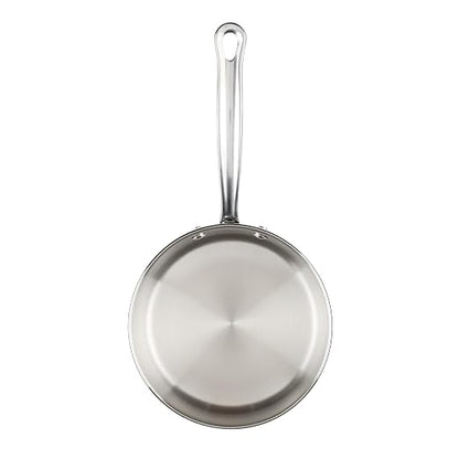 Farberware Millennium Stainless Steel Saucepan with Lid, Induction Ready, Compatible with All Cooktops, Metal Utensil Safe, 3 Quart Saucepot, Dishwasher Safe - Stainless Steel