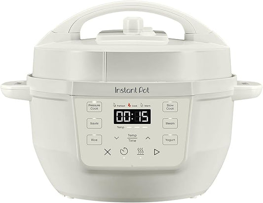 Instant Pot 4QT RIO Mini 7-in-1 Multi-Cooker, Pressure Cooker, Slow cook, Sauté, Steam, Rice Maker, Yogurt, & Warmer, Sea Salt, 4 Quarts