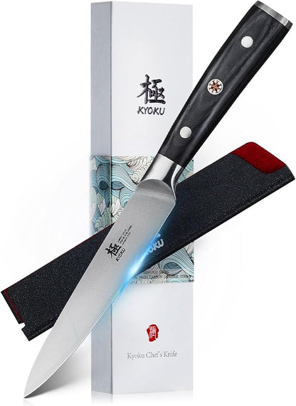 KYOKU Samurai Series Knife Japanese Style1 (Kitchen Utility Knife, 5")